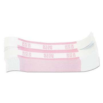 Pap-R Products Currency Straps, Pink, $250 In Dollar Bills, 1000 Bands-pack freeshipping - TVN Wholesale